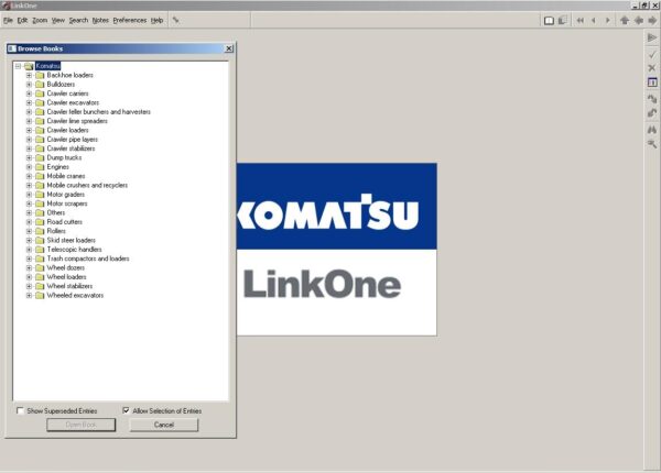 Komatsu EPC Linkone CSS Parts Viewer 5.11 [04.2020] Full